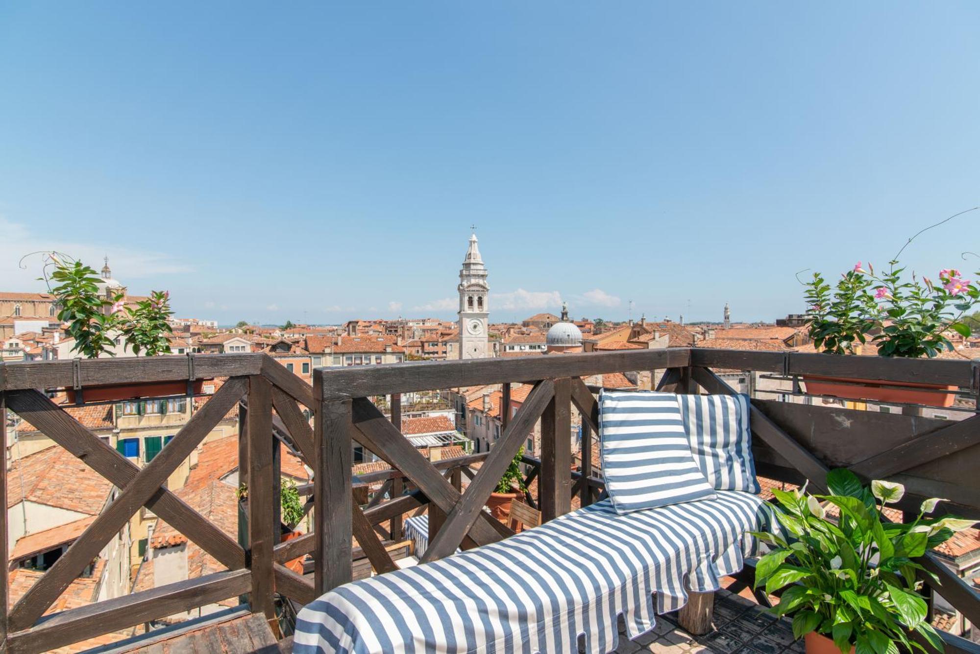 Penthouse With Rooftop Terrace And 360 Views Of Venice - Venice5Th ภายนอก รูปภาพ